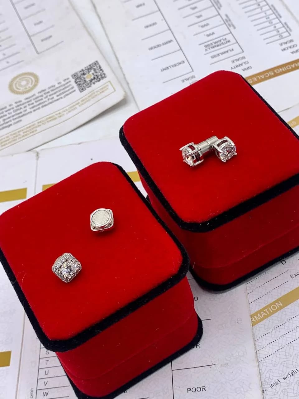 VVS Moissainte Diamonds Magnetic Earrings💎💎